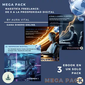 Imagen de portada para Ebook Maestría Freelance: De 0 a la Prosperidad Digital (pack gana dinero online)