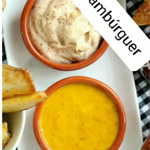 Imagem de capa para o Ebook 25 Molhos para Hambúrguer.