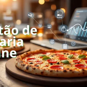 Imagem de capa para o Ebook Gestão de pizzaria online