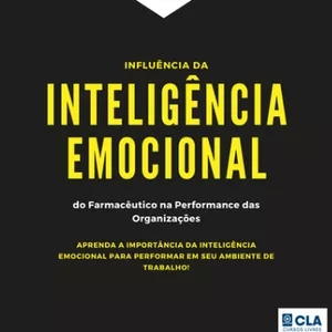 Imagem de capa para o Ebook Influência da INTELIGÊNCIA EMOCIONAL do farmacêutico na performance das organizações