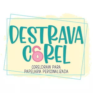 Imagem de capa para o Curso online Destrava Corel - CorelDraw para Papelaria Personalizada