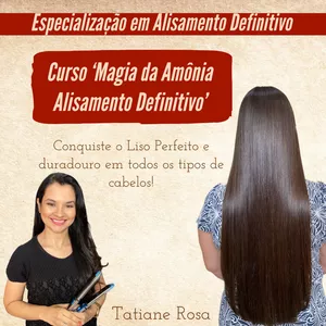Imagem de capa para o Curso online Magia da amônia: 'Alisamento Definitivo'