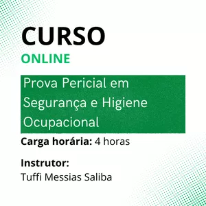 Imagem de capa para o Curso online Curso sobre Prova Pericial em Segurança e Higiene Ocupacional