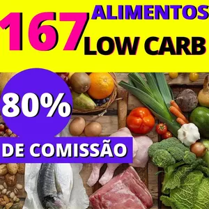 Imagem de 167 ALIMENTOS LOW CARB criado por Felipe Cabral Rocha  na hotmart