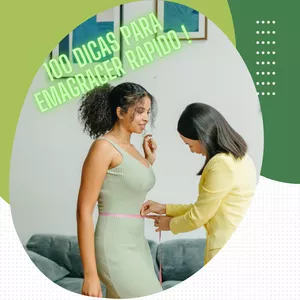 Imagem de capa para o Ebook 100 Dicas para Emagrecer Rapido