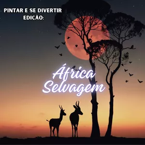 Imagem de capa para o Ebook Pintar e se divertir ! Edição: África Selvagem
