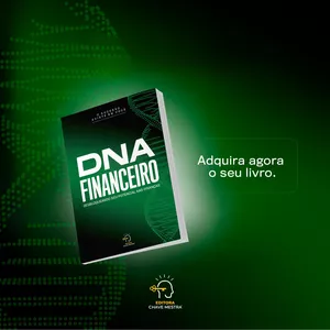 Imagem de capa para o Ebook Livro DNA Financeiro - Desbloqueando seu potencial nas finanças
