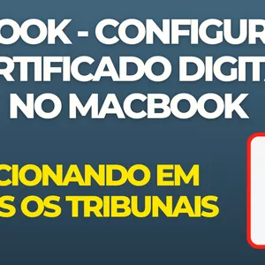 Imagem de capa para o Ebook E-BOOK COMO INSTALAR CERTIFICADO DIGITAL NO MACBOOK