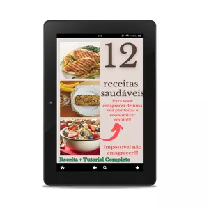 Imagem de capa para o Ebook Receitas Para Emagrecer Rápido!