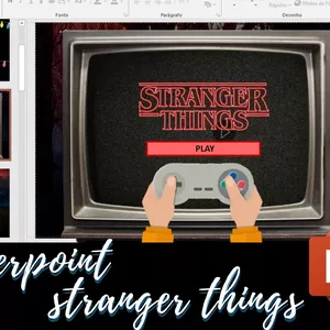 Imagem de capa para o Curso online SLIDE STRANGER THINGS