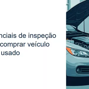Imagem de capa para o Ebook Dicas de inspeção antes de comprar veículo usado