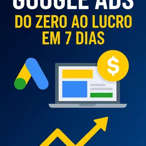 Imagem de capa para o Ebook Playbook Google Ads – Do Zero ao Lucro em 7 Dias