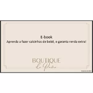 Imagem de capa para o Curso online Boutique do Pano Ensina - Calcinhas de Bebê - Artesanato 