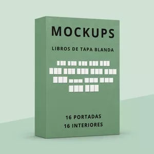 Imagen de portada para Ebook Mockups para Libros de Amazon KDP editables en Canva