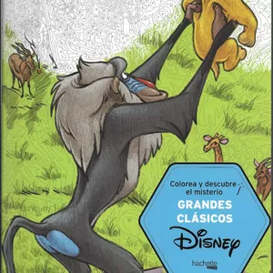 Imagen de portada para Ebook Disney colorear y descubrir el misterio PDF 30 dibujos