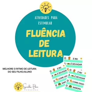 Imagem de capa para o Ebook ATIVIDADE PARA FLUÊNCIA DE LEITURA