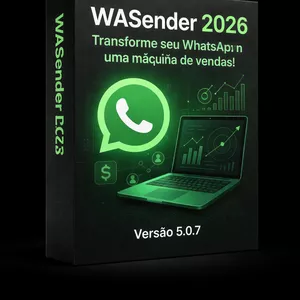 Imagem do curso WASender 2026 Versão 5.0.7 - Disparo no WhatsApp para aumentar suas Vendas