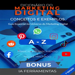 Imagem de capa para o Ebook Dicionário do Marketing Digital : :  Conceitos e Exemplos