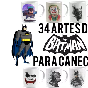 Imagem de capa para o Curso online ARTES PARA CANECAS DO BATMAN