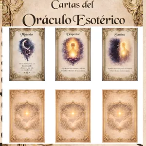 Imagen de portada para Ebook Cartas del Oráculo Esotérico Baraja de Adivinación
