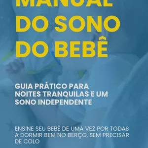 Imagem de capa para o Ebook Manual do sono do bebê 
