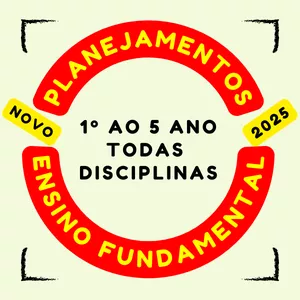 Imagem do curso PLANEJAMENTOS ANUAIS - 1º AO 5º ANO DO ENSINO FUNDAMENTAL