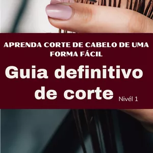 Imagem de capa para o Ebook guia definitivo corte feminino nivel 1