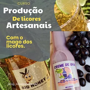 Imagem de capa para o Ebook Curso de produção de licores artesanais 