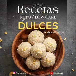 Imagen de portada para Ebook Recetario Keto bajo en carbohidratos Dulce