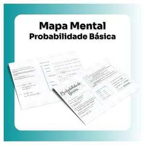Imagem de capa para o Ebook Mapa Mental - Probabilidade Básica