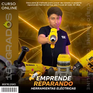 Imagen de portada para Curso online TÉCNICOS ACADEMY - Emprende Reparando Herramientas Eléctricas