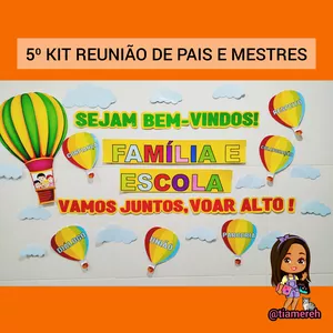 Imagem de capa para o Ebook KIT REUNIÃO DE PAIS E MESTRES ( 5º Kit ) VAMOS JUNTOS VOAR ALTO