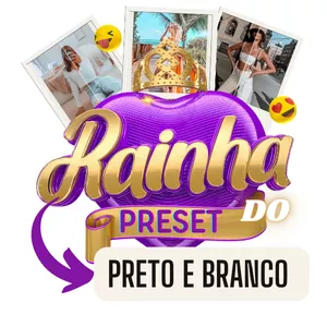 Imagem de capa para o Curso online PRESET PRETO E BRANCO 