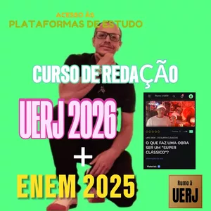 Imagem de capa para o Curso online CURSO DE REDAÇÃO UERJ 2026/ENEM 2025