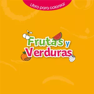 Imagen de portada para Ebook Libro para colorear de Frutas y Verduras