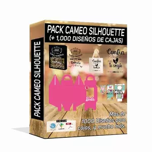 Imagen de portada para Ebook PACK CAMEO SILHOUETTE (DISEÑOS EN FORMATO STUDIO Y PDF)