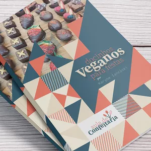 Imagem de capa para o Ebook Docinhos Veganos para Festas