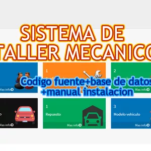 Imagen de portada para Curso online sistema de taller mecanico php puro con codigo
