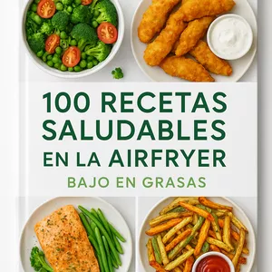 Imagen de portada para Ebook 100 Recetas Saludables en la AirFryer