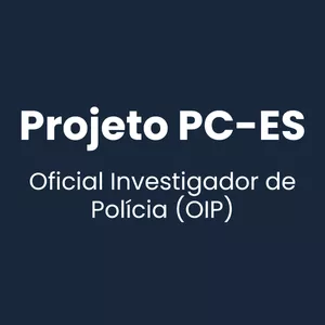 Imagem de capa para o Curso online Projeto PC/ES - Oficial Investigador de Polícia (OIP)