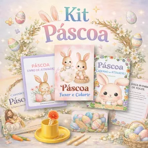 Imagem de capa para o Ebook Kit Páscoa Viva - Kit Completo de Atividades Infantis