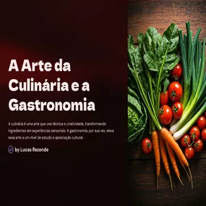 Imagem de capa para o Ebook Ebook A Arte da Culinária e a Gastronomia