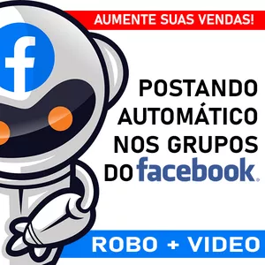 Imagem de capa para o Curso online Venda no Automático - Postando automático nos grupos do Facebook 