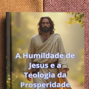 Imagem de capa para o Ebook E-book: A Humildade de Jesus e a Teologia da Prosperidade.