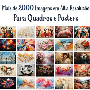 Imagem do curso Pack Quadros Com Mais de 2.000 Artes e Imagens em Alta Resolução Para Quadros e Posters
