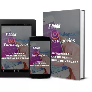 Imagem de capa para o Ebook E-book 10 Passos Instagram Para Negócios