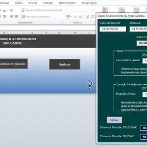 Imagem de SIMULADOR DE FINANCIAMENTO IMOBILIÁRIO criado por Pyter Cañellas na hotmart