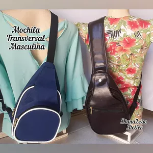 Imagem de capa para o Ebook Molde Mochila  Transversal Pequena