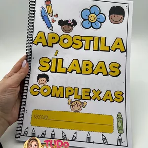 Imagem de capa para o Ebook Apostila Sílabas Complexas
