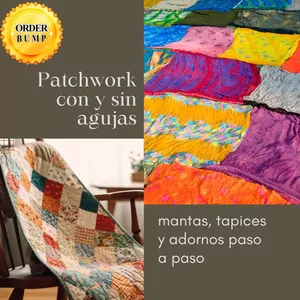 Imagen de portada para Ebook Patchwork con y sin agujas mantas, tapices y adornos paso a paso 